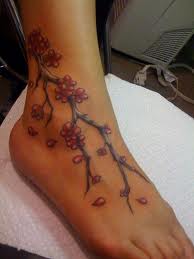 Cherry blossoms tattoo By Michael Cruz Trial by Ink tattoos 